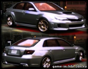 Subaru Impreza WRX STi 2011 for NFS Underground 2